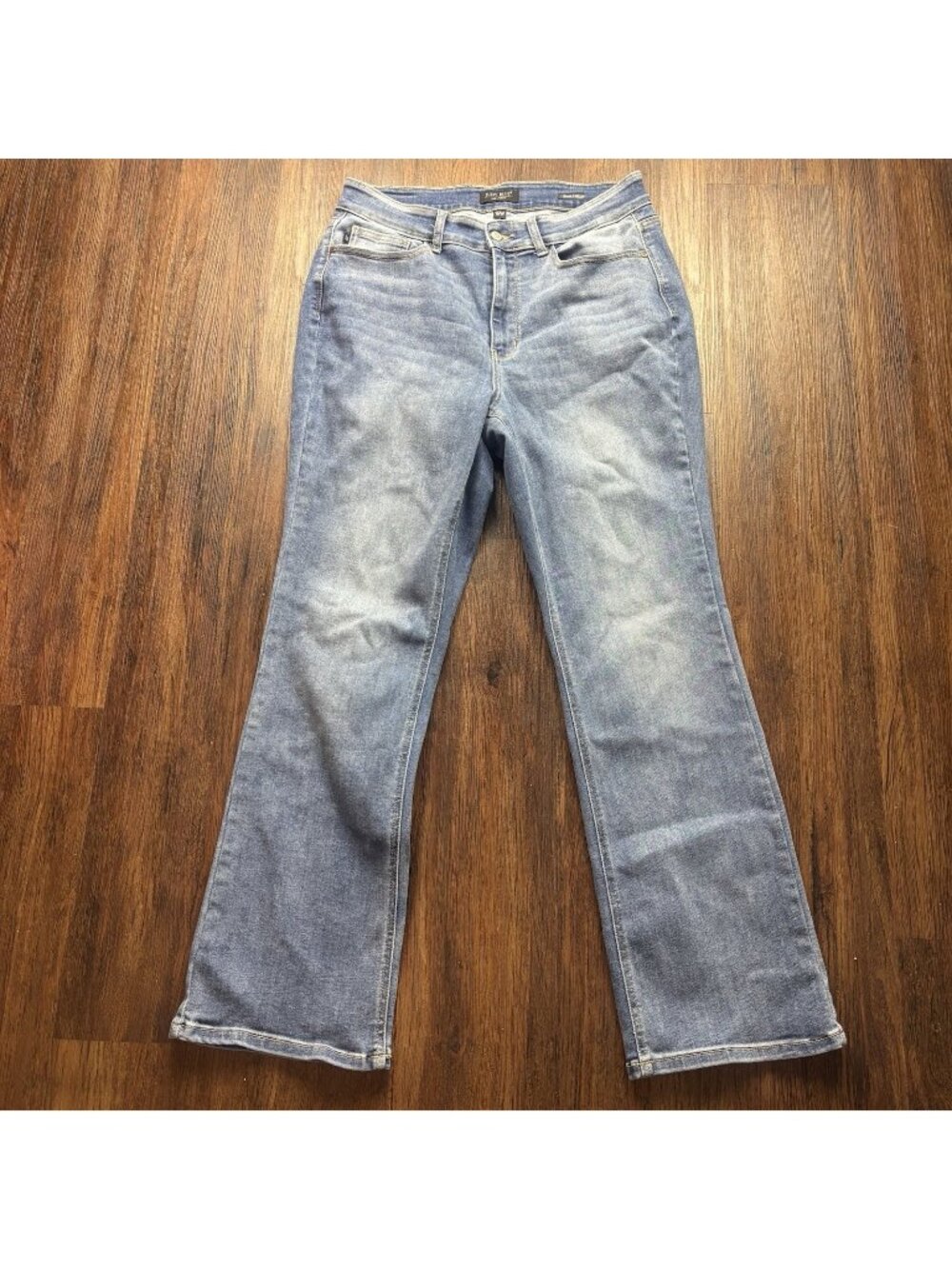 Judy Blue Bootcut Jeans JB82515MD Distressed Medium Wash Women’s Size 16W